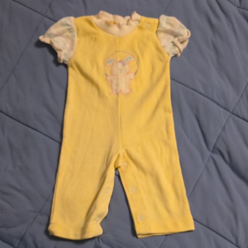 Healthtex Yellow Bodysuit with Bear Design